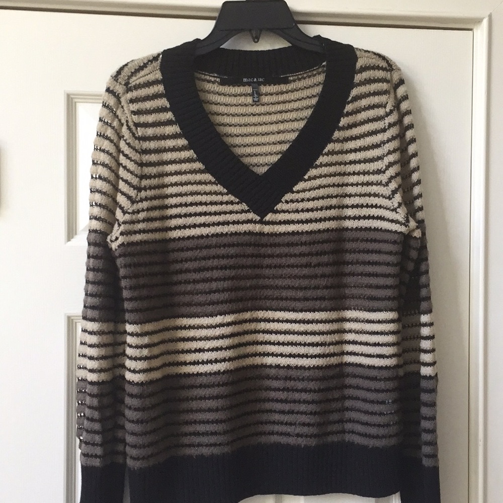 Mac & Jac open weave sweater.